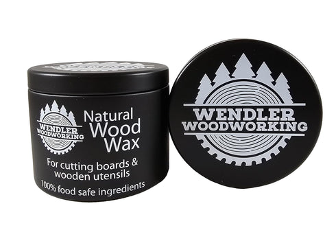 Natural Wood Wax for Cutting Boards, Food Safe Conditioner, Handcrafted in USA, 4 oz