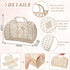8 Tatuo Pcs Jelly Bags Bulk Jelly Purse Plastic Basket Party Favor Beach Handbags Easter Egg Basket for Women Girls