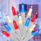 Yiaht 4th of July Decorations Lights Red White & Blue 100 Count