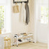 2-Tier 19"-43.3" Closet,Hall Mavivegue Expandable Shoe Rack, Adjustable Shoe Rack for Entryway,Front Door,Garage