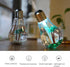 Portable Bulb Air Humidifier, USB Ultrasonic Humidifier with 7 colors of LED Lights, Mini Diffuser Purifier Atomizer for Home Office Car Baby Sleep Bedroom Decoration, Ultra Qquiet, 400mL(Silver) by Cuifati