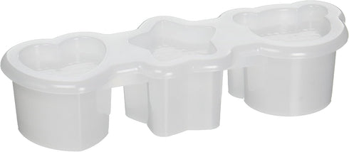 Imonata Triangle Sushi Mold, 7 x 2-1/4 x 1-1/2in, White