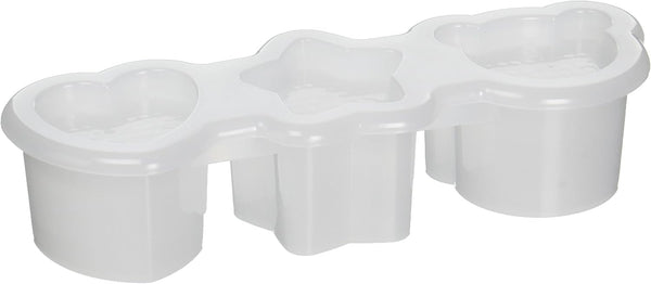 Imonata Triangle Sushi Mold, 7 x 2-1/4 x 1-1/2in, White
