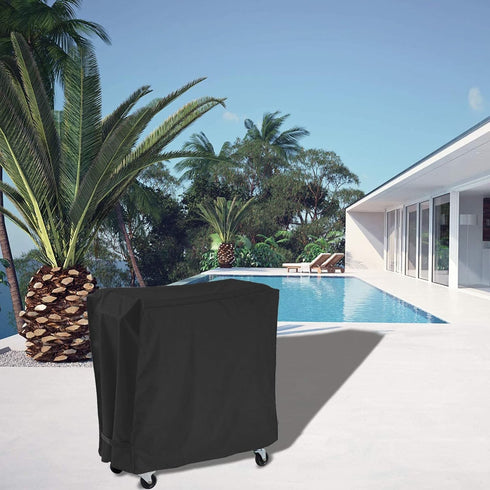 65-80 Cooler,34"Lx19"Wx31"H-Black AKEfit Patio Cooler Cart Cover,Waterproof Ice Chest Cart Cover Fits Quart Patio Party