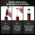 Wine Chiller Set with 2 Chill Rods + Foil Cutter - Premium 3in1 Stainless Steel Bottle Cooler Stick, Decanting Aerator