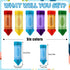 12 Pcs Crayon Pencil Hanging Honeycomb, Welcome Back to School Classroom Decorations for Teacher Appreciation Week