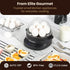 7-Egg Elite Gourmet Electric Egg Cooker with Voice Alerts Soft, Medium & Hard-Boiled Eggs Made Perfectly Fast