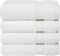 Cotton Paradise 100% Cotton Turkish Washcloth Set - 4 Piece Soft Absorbent Small Hand Face Towels