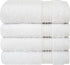 Cotton Paradise 100% Cotton Turkish Washcloth Set - 4 Piece Soft Absorbent Small Hand Face Towels