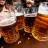 COKTIK 4 Pack Heavy Large Beer Glasses with Handle, 20 Ounce Classic Beer Mug Glasses Set