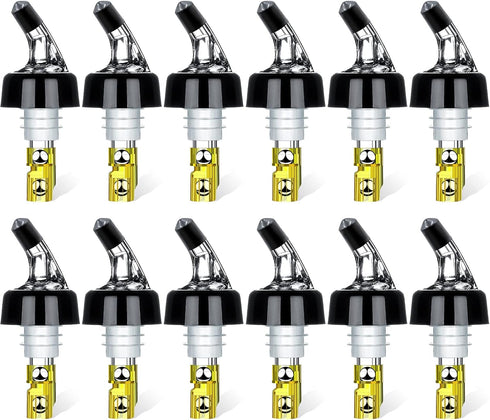 Automatic Measured Bottle Pourer, Quick Shot Spirit Measure for Drinks, Wine Cocktail Dispenser Home Bar Tools - 1oz