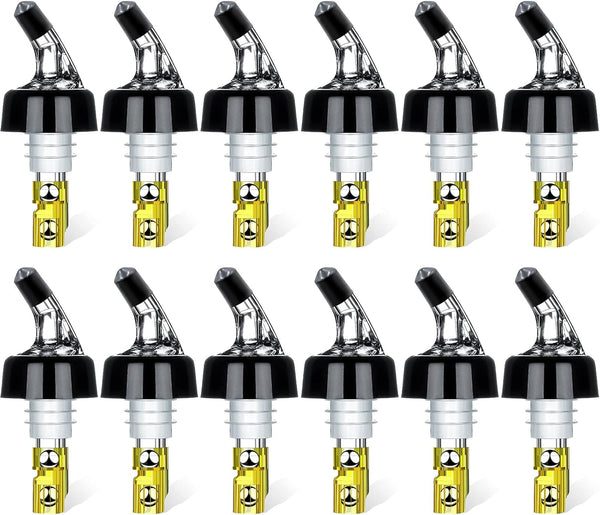 Automatic Measured Bottle Pourer, Quick Shot Spirit Measure for Drinks, Wine Cocktail Dispenser Home Bar Tools - 1oz