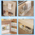 2 Pack 3 14''Length Bathroom Makeup Organizer Wall Mount Clear Bathroom Organizers and Storage with Compartments