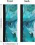 Teal Green Marble Print Refrigerator Door Handle Covers Set of 2 Kitchen Appliance Handle Covers Protector for Fridge Microwave Stove Oven Dishwasher by DXTKWL