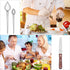 Cridoz 6 Pcs Precision Tongs Stainless Steel Kitchen Cooking Tweezers, Drawing Spoons, Offset Spatula for Food Plating