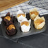 180 Pieces Tulip Baking Paper Cups Cupcake Muffin Liners in 3 Colors: White, Natural, Brown