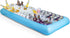 Novelty Place Inflatable Ice Serving Buffet Bar with Drain Plug, Blue Salad Food Tray and Drinks Cooler for Party