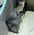 Small Expandable Shelf Organizer 16~26" Stackable Kitchen Counter Shelf Rack, 20LBS Sink Shelf Riser for Narrow Space
