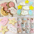 Twinkle Twinkle Little Star Themed Cookie Cutters, 7 Pack Baby Shower Baking Molds, Stainless Steel Biscuit Cutter Set