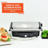 IMUSA Stainless Steel Electric Panini Press with Adjustable Temperature Settings, 1200W