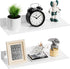 Wisfame Adhesive Wall Shelf 2 Pack, Modern Floating Shelves for Wall 11.8Inch, Metal