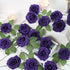 Fake Leaves for Roses Decorations, 80pcs Bulk Green Rose Leaves with Stems for DIY Wedding Bouquets