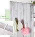 Hotop 15 Inch Wreath Hangers for Front Door - Steel Over The Door Hooks for Christmas and Halloween Decoration (White,