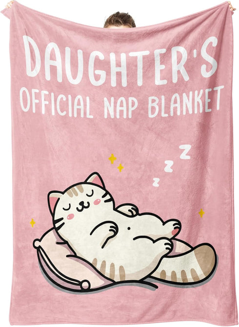 SteadStyle Mothers Day Daughter Gifts from Mom Dad, Gifts for Daughter Blanket,