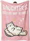 SteadStyle Mothers Day Daughter Gifts from Mom Dad, Gifts for Daughter Blanket,