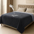 Tisancy Love Waterproof Bed Blanket - Queen Size, 82" x 82", Dark