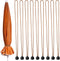 Woanger 12 Pcs Reusable Umbrella Strap Securing Straps for Parasol, Flexible Tie for Outdoor Umbrella