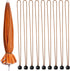 Woanger 12 Pcs Reusable Umbrella Strap Securing Straps for Parasol, Flexible Tie for Outdoor Umbrella