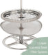 Elanze Designs Stainless Steel 1 Liter Glass French Press Coffee Maker