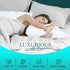 King Pillow Shams Set of 2, Pinch Pleated White Pillow Shams, 20x36, 100% Egyptian Cotton