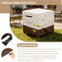 Exokugo 32L 32W 18H inch Waterproof Patio Ottoman Cover, Heavy Duty Square Outdoor Side Table Furniture Covers Size x x