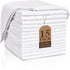 TEAWOO White Washcloths 15 Pack, Highly Absorbent & Quick Drying Face Towels, Premium
