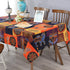 Bringsine Rectangular Cotton Linen Fashion Tablecloth - Vintage Mayan Culture Printed, 55 x 79