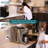 Ibyx Elegant Sliding Tray for Coffee Maker & Heavy Kitchen Appliances, Patent Pending, Rolling Appliance Tray
