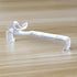 Valance Clips 6pcs Clear Plastic Hidden Clip for 3'' Window Blinds, Valance Retainer Holder