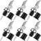 LXJCSM 6 Pack Liquor Bottle Pourers, Olive Oil Spout with Automatic Flip Caps,