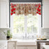 DOTOOMA 54x18 Inches Wooden Wall Red Astigmatism Love White Branch Lamp String Valentine's Day Window Valance Romantic