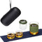 Chinese Travel Tea Set with 1 Infuser, 2 Cups, 1 Master Mug, All in One Water Resistant Case for Business Trip