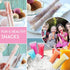 125 Disposable Ice Popsicle Mold Bags with Funnel, BPA Free Zip Lock Freezer Tubes for Healthy Snacks