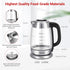 Speed-Boil Electric Tea Kettle: Glass for Boiling Water, 1.8 Liter, Auto Shut-Off & Boil-Dry Protection, 2 Year Warranty