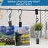 Viklluyr 50 Pack Christmas Light Clips Hanging Hooks - Outdoor String Light Clips - Heavy Duty Metal Camper Awning