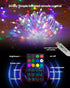 33Ft sync,12 Super RGB Smart Fairy String Lights, Usb DIY Twinkle Lights w/Remote & App Controlled, music Modes