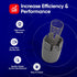 IMPROVED Washer Magnetic Door Plunger + Spring Replacement Part by DR Quality Parts for LG, Kenmore Washing Machines
