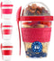 Tribello 20 OZ Overnight Oats Container With Lid, Set of 4 Crunch