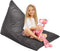 Aubliss Stuffed Animal Storage Bean Bag Chairs Cover, 50"x 35" Extra Large