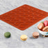 2 PCS 48 Capacity Macaron Silicone Baking Mat, Non-Stick Baking Sheet for Muffin DIY Chocolate